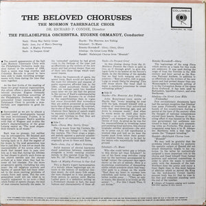 Mormon Tabernacle Choir, Richard P. Condie - Philadelphia Orchestra, The, Eugene Ormandy - The Beloved Choruses - 1958