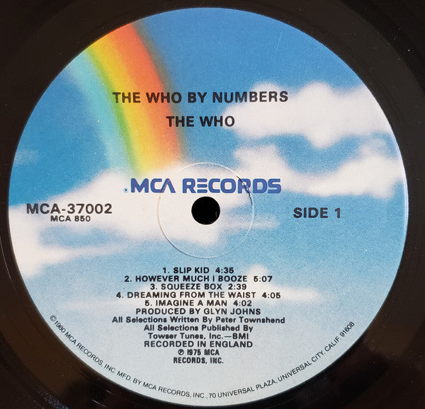 Who, The - The Who By Numbers - 1980