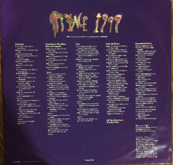 Prince - 1999 - 1982