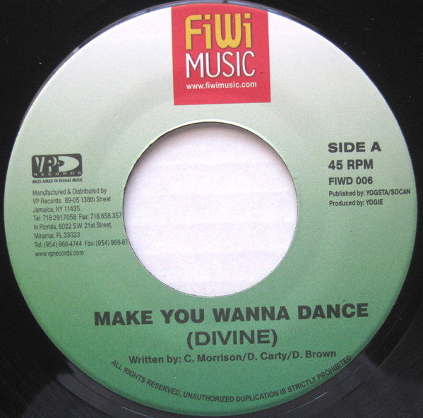 Divine Brown - Make You Wanna Dance Vinyl Record