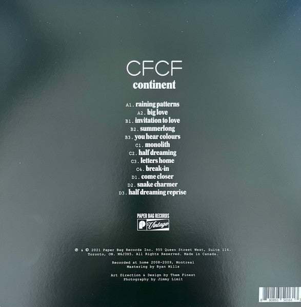 CFCF - Continent Vinyl Record