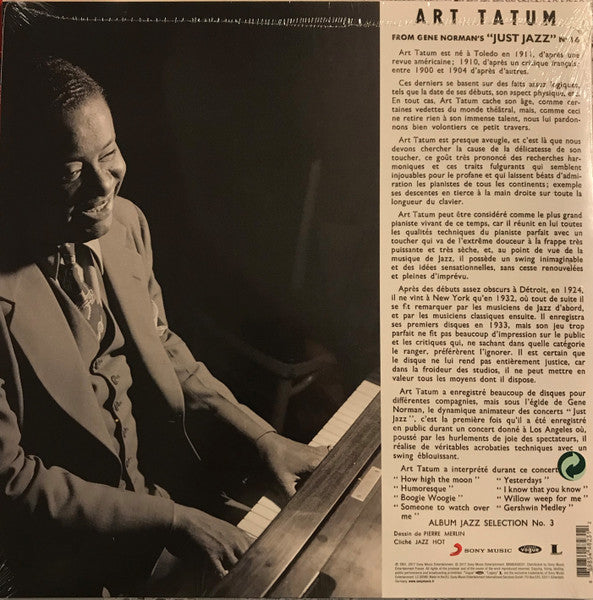 Art Tatum - From Gene Norman's Just Jazz - 2017