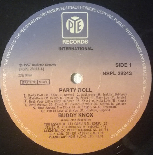 Buddy Knox - Party Doll - 1978