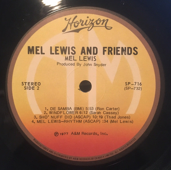Mel Lewis - Mel Lewis And Friends