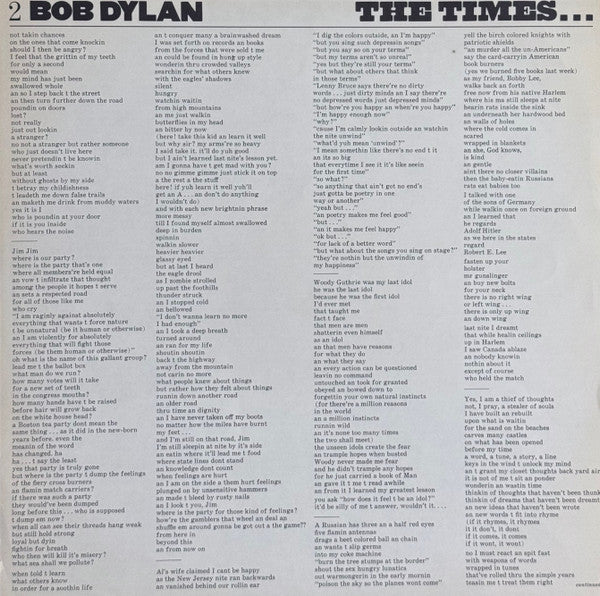 Bob Dylan - The Times They Are A-Changin' - 1964