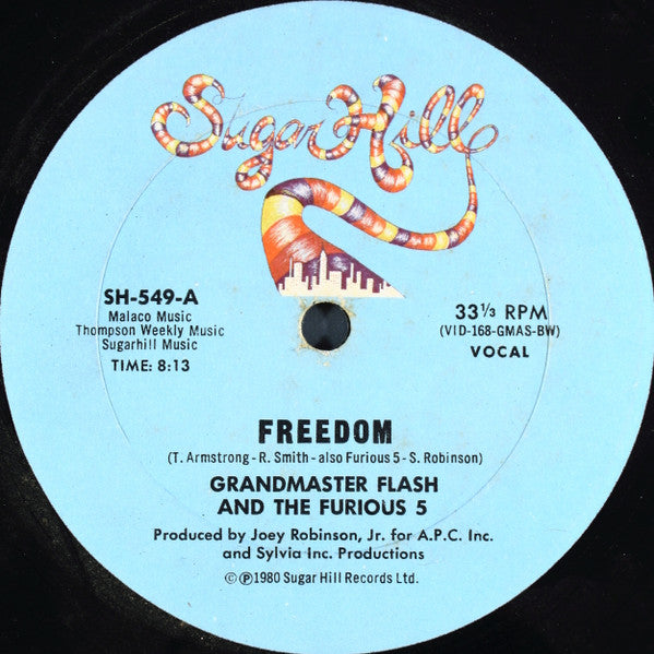 Grandmaster Flash & The Furious Five - Freedom - 1980