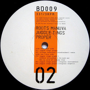 Roots Manuva - Juggle Tings Proper