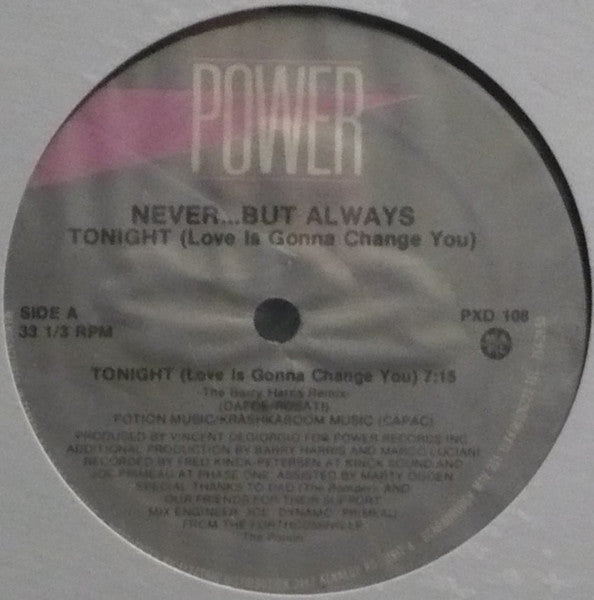 Never...But Always - Tonight (Love Is Gonna Change You) - 1988