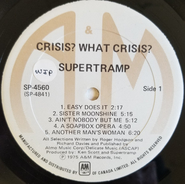 Supertramp - Crisis? What Crisis?