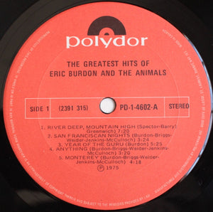 Eric Burdon & The Animals - The Greatest Hits Of Eric Burdon And The Animals