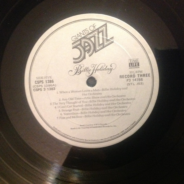 Billie Holiday - Giants Of Jazz: Billie Holiday - 1979