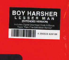 Boy Harsher - Lesser Man (Extended Version) Vinyl Record