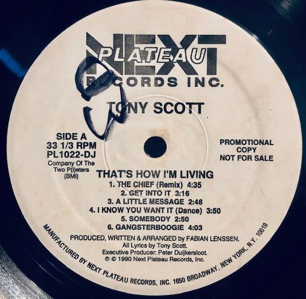 Tony Scott - That's How I'm Living - 1990