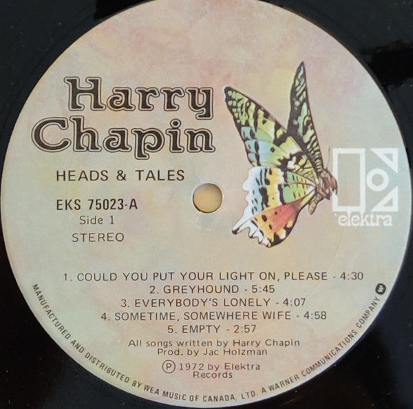 Harry Chapin - Heads & Tales - 1972