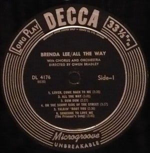 Brenda Lee - All The Way - 1961