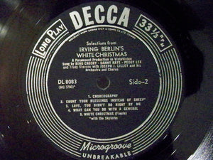 Bing Crosby, Danny Kaye (2) And Peggy Lee - Selections From Irving Berlin's White Christmas - 1954