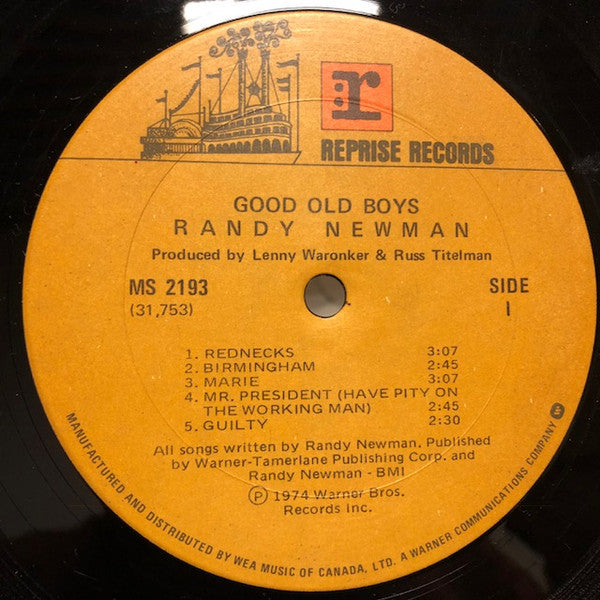 Randy Newman - Good Old Boys -