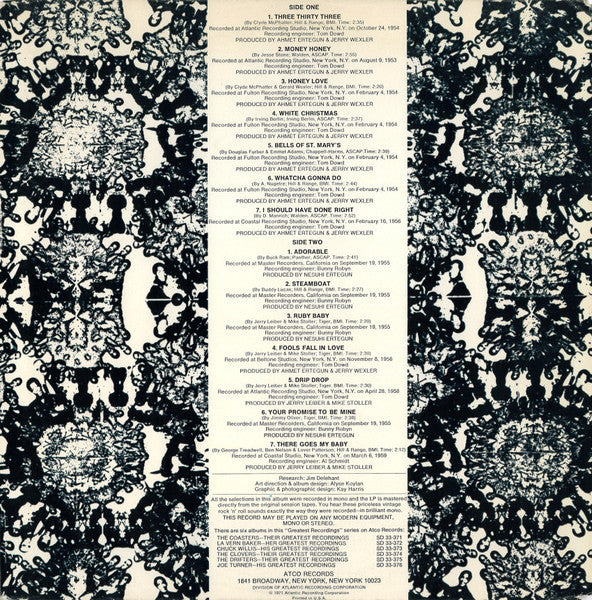 Drifters, The - Their Greatest Recordings (The Early Years) - 1971