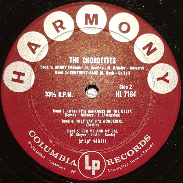 Chordettes, The - Drifting And Dreaming - 1959