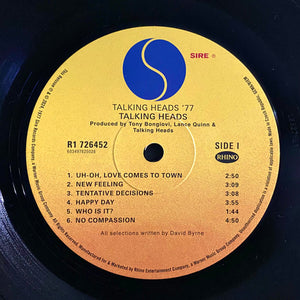 Talking Heads - Talking Heads: 77  - 2024