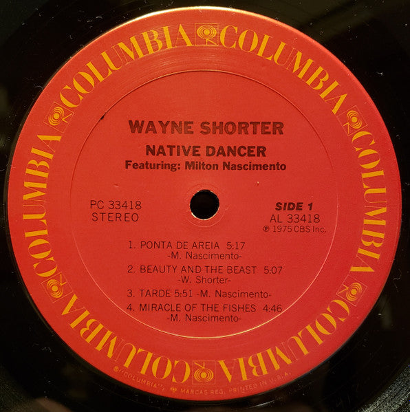Wayne Shorter Featuring Milton Nascimento - Native Dancer - 1975