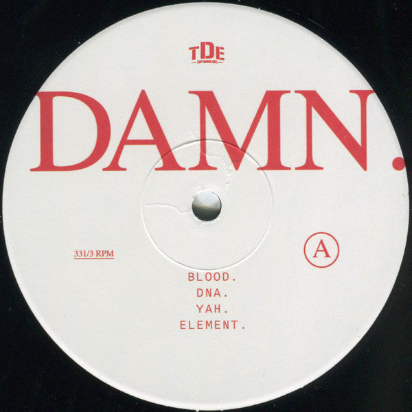 Kendrick Lamar - Damn. Vinyl Record