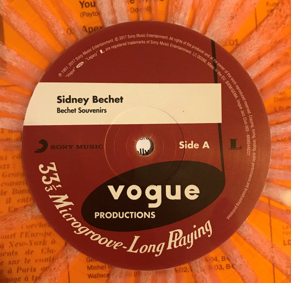 Sidney Bechet - Bechet Souvenirs Vinyl Record