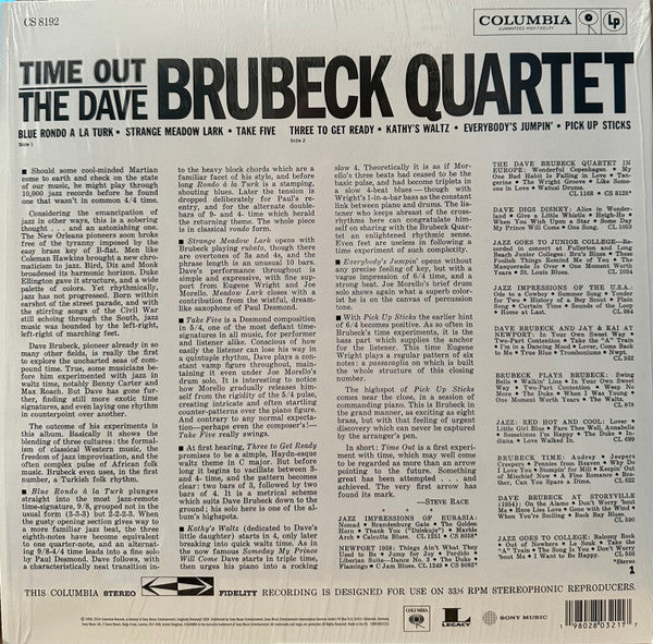 Dave Brubeck Quartet, The - Time Out - 2024