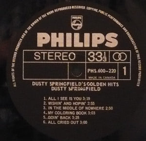 Dusty Springfield - Dusty Springfield's Golden Hits - 1966