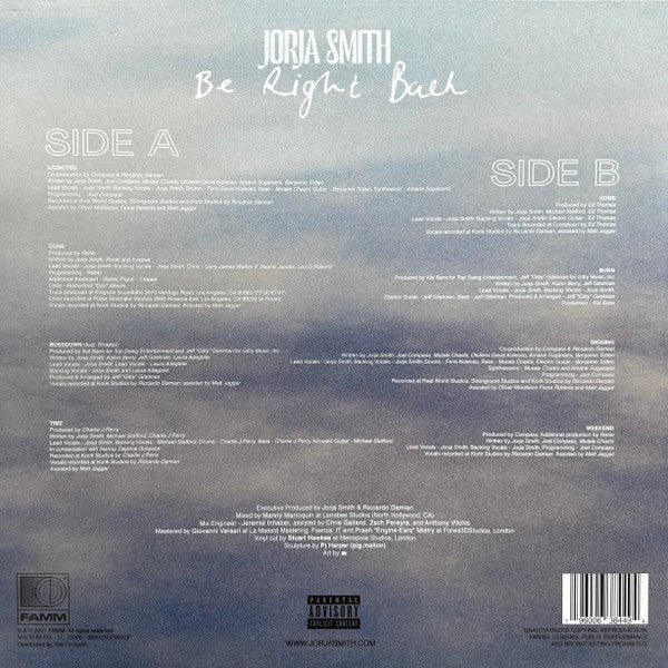 Jorja Smith - Be Right Back Vinyl Record