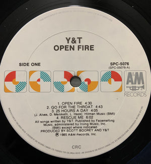 Y & T - Open Fire Live - 1985