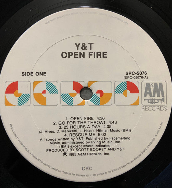 Y & T - Open Fire Live - 1985