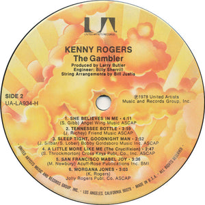 Kenny Rogers - The Gambler Vinyl Record