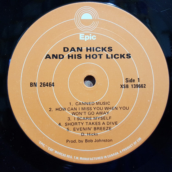 Dan Hicks And His Hot Licks - Original Recordings -