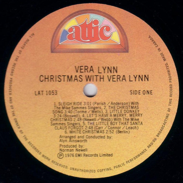 Vera Lynn - Christmas With Vera Lynn - 1976