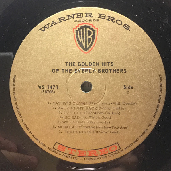 Everly Brothers - The Golden Hits Of - 1962