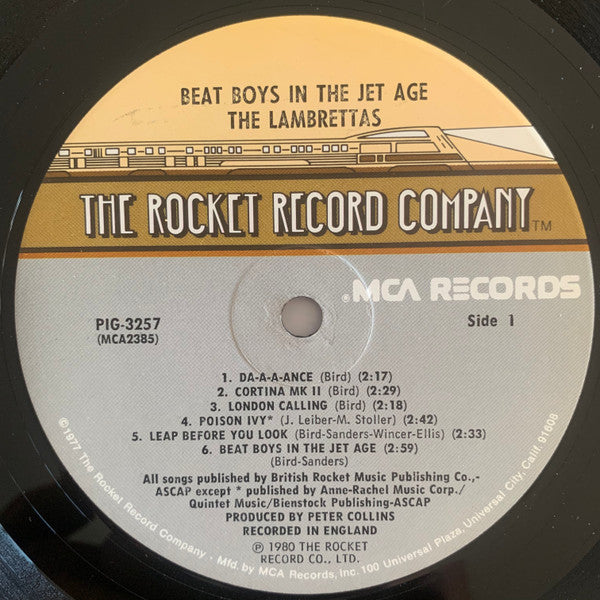 Lambrettas, The - Beat Boys In The Jet Age - 1980