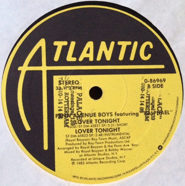 Penn Avenue Boys - Lover Tonight
