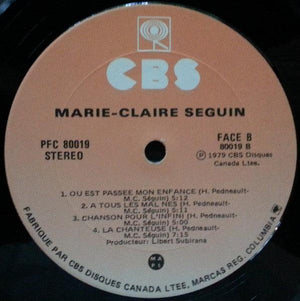 Marie-Claire Séguin - Marie-Claire Séguin 1979 - Quarantunes