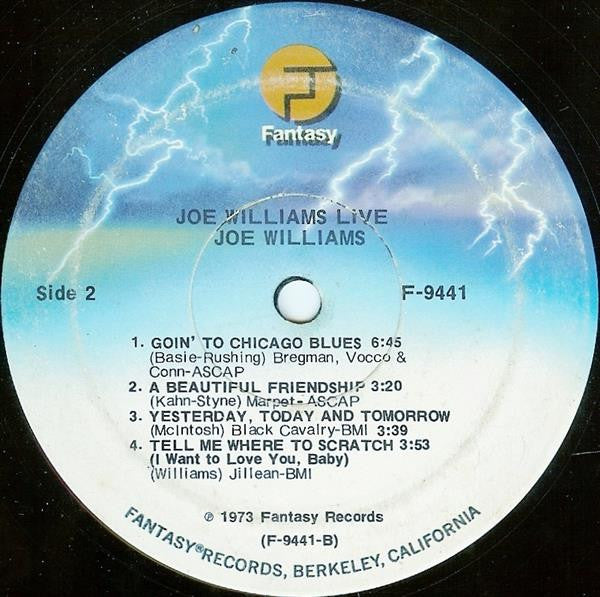 Joe Williams - Joe Williams Live