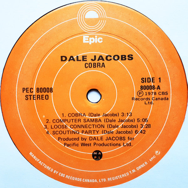Dale Jacobs - Cobra - 1978