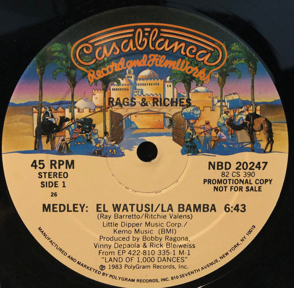 Rags & Riches - Medley: EL Watusi  / La Bamba - 1983