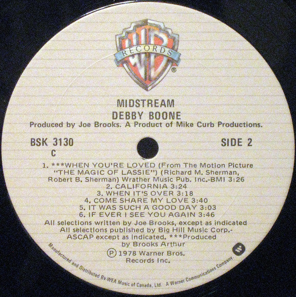 Debby Boone - Midstream - 1978