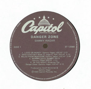 Sammy Hagar - Danger Zone - 1980