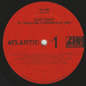 David Crosby - If I Could Only Remember My Name - 1971
