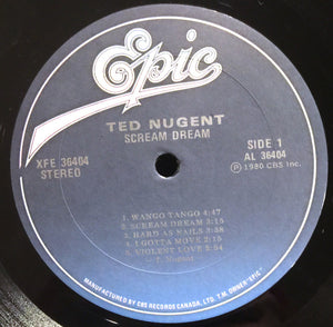 Ted Nugent - Scream Dream Vinyl Record