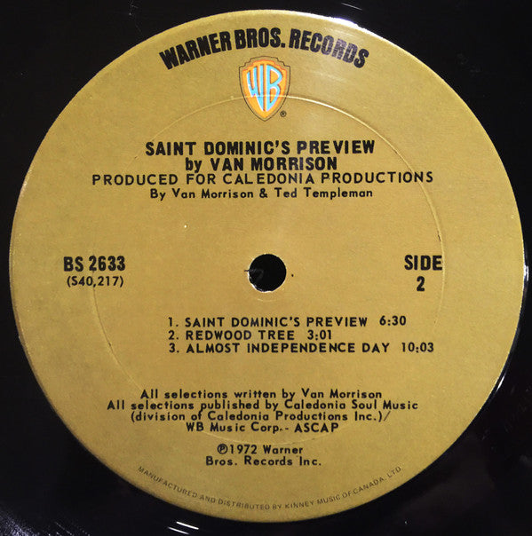 Van Morrison - Saint Dominic's Preview