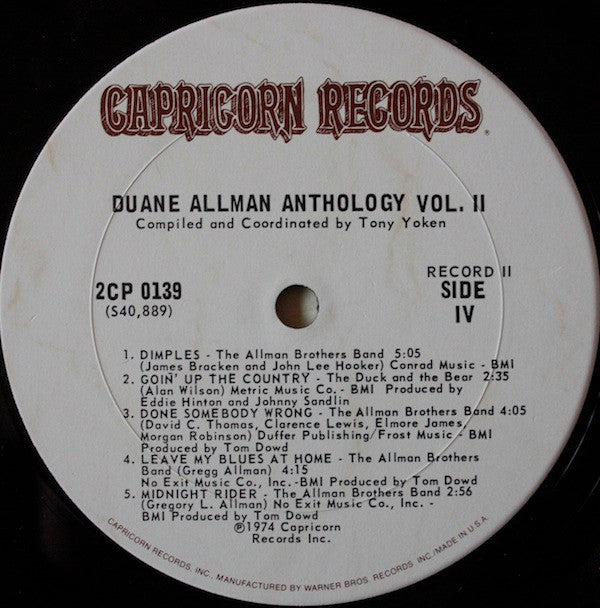 Duane Allman - An Anthology Vol. II