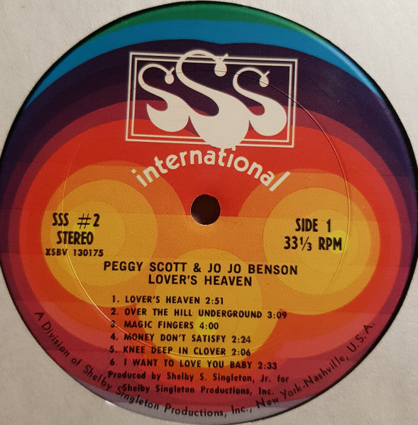 Peggy Scott & Jo Jo Benson - Lover's Heaven - 1969