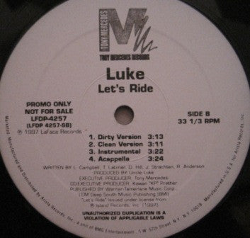 Da Real One / Luke - U Like Pina Colada / Let's Ride - 1997
